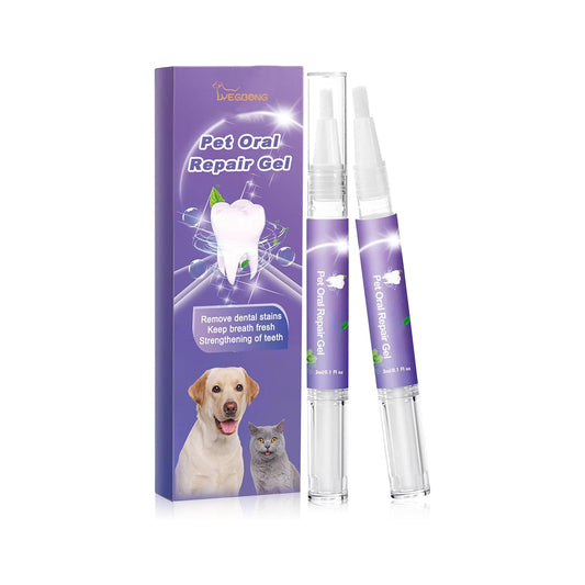 Pet Oral Repair Gel, Deep Cleaning Dog And Cat Tooth Stains Oral Cleaning Care | Purrfect Pet Kingdom