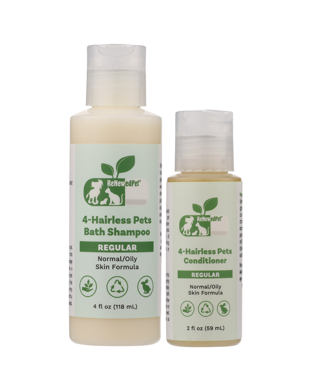 Gentle Regular Shampoo & Conditioner Set for Hairless Pets