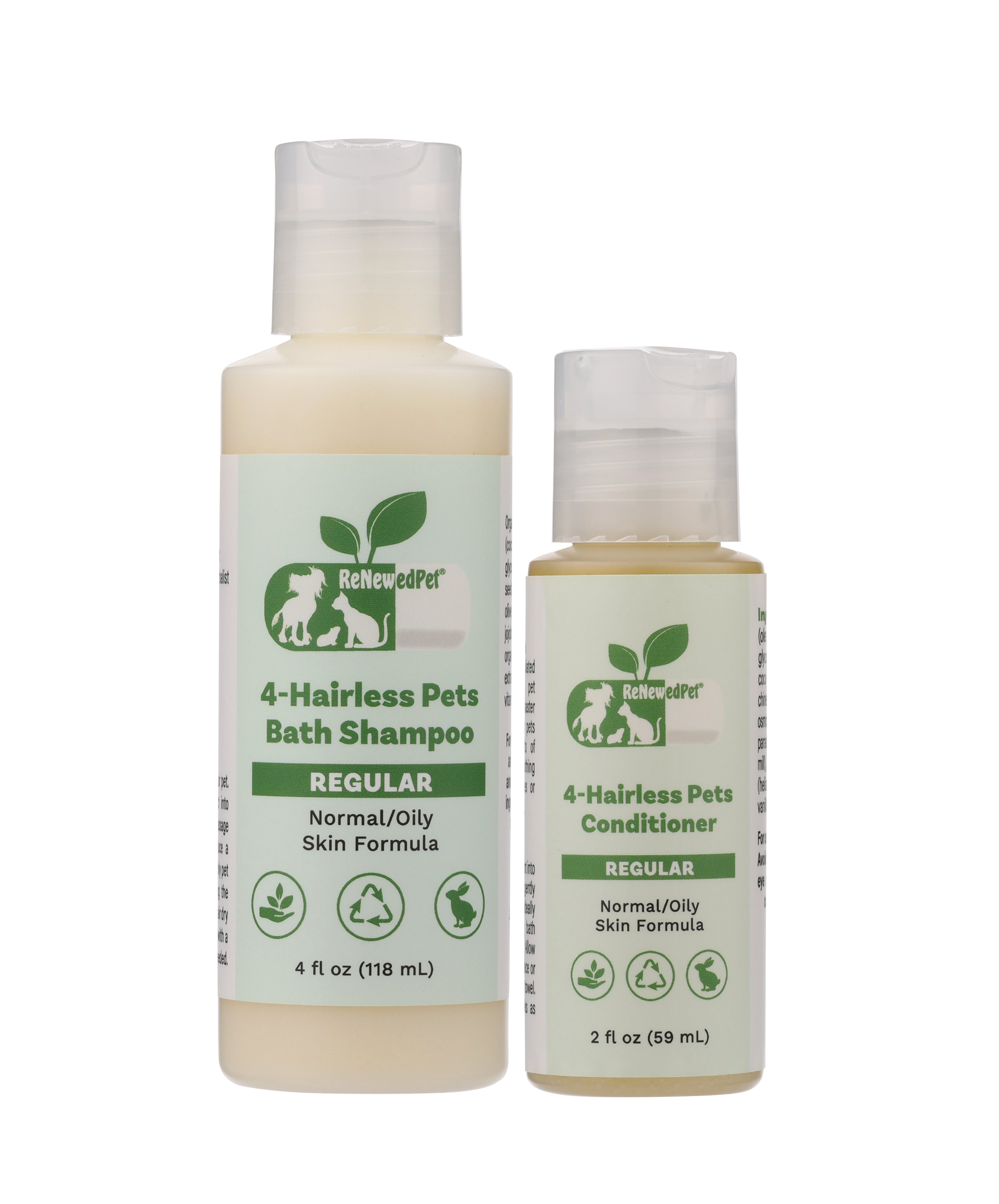 Gentle Regular Shampoo & Conditioner Set for Hairless Pets