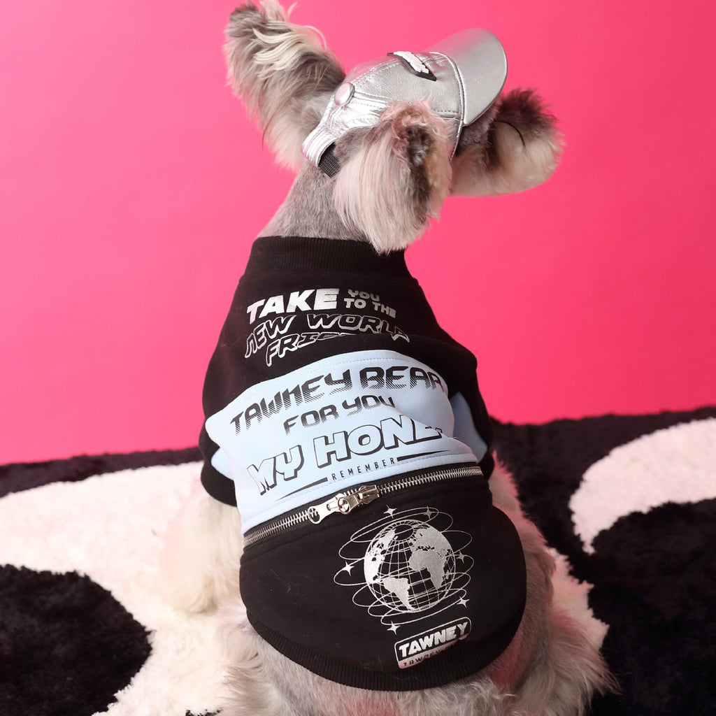 Dog Clothes Stitching Zipper Pullover Sweater - Majestic Pet Kingdom