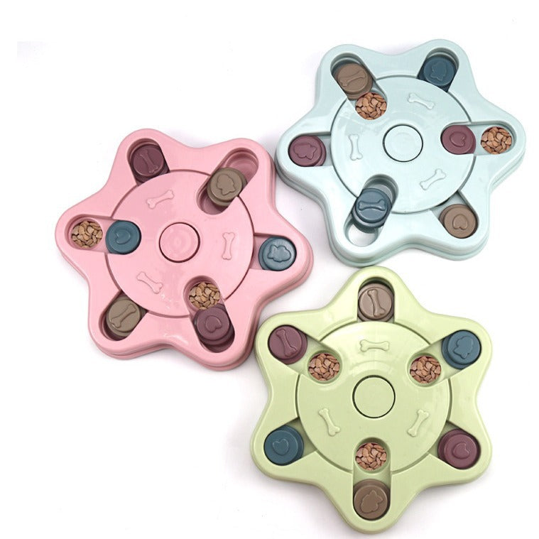 Interactive Slow Feeder Bowl: Dog Puzzle Toy Bowl - Majestic Pet Kingdom