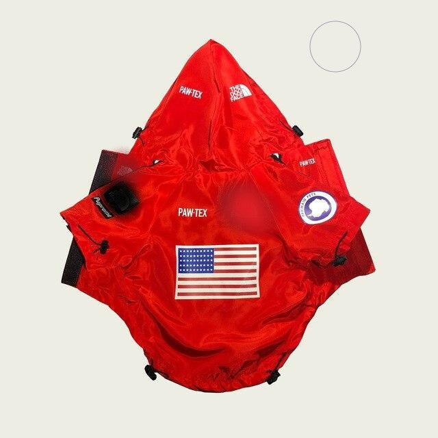 Dog Jacket The Dog Face Reflective Windproof Waterproof Coat - Detail Angle 4 | Majestic Pet Kingdom