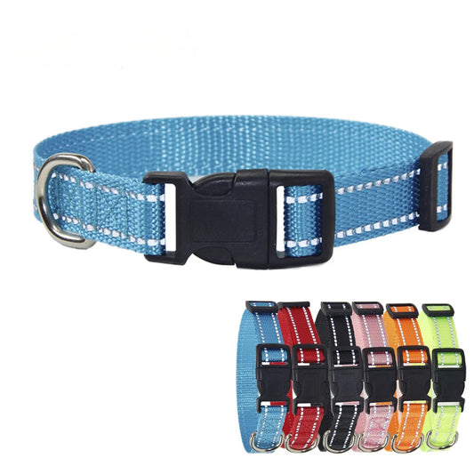 Nylon Dog Collar and Leash Set Pet Collars Leash for Small Medium Large Dogs Dog Accessories for Small Dogs | Purrfect Pet Kingdom