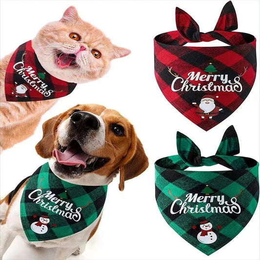 Christmas Day Border Protection Pet Small, Medium, and Large Dogs, Dogs, Cats, Teddy Triangular Towels, Water Jars | Purrfect Pet Kingdom