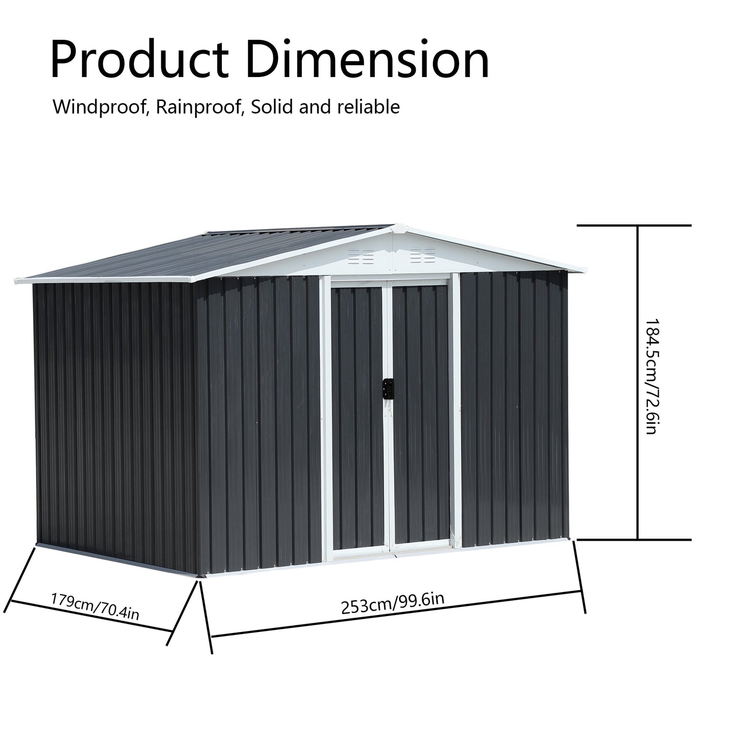 Dog House 47.2-Inch Solid Wood Outdoor Cabin with Front Porch - Detail Angle 4 | Majestic Pet Kingdom
