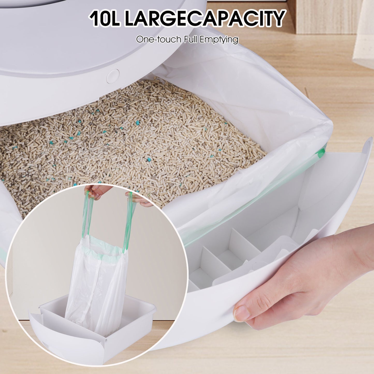 Smart Automatic Cat Litter Box - 5G WiFi & Multi-Cat