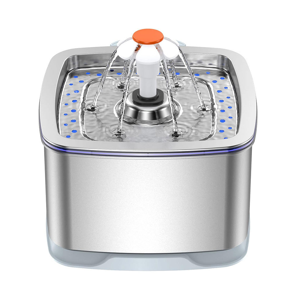 Smart Pet Water Dispenser: Stainless Steel Auto Circulation - Majestic Pet Kingdom