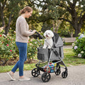 3-in-1 Foldable Pet Stroller for Small to Medium Dogs