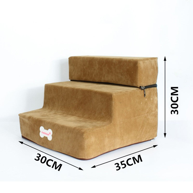 3-Step Pet Bed Stairs for Dogs & Cats
