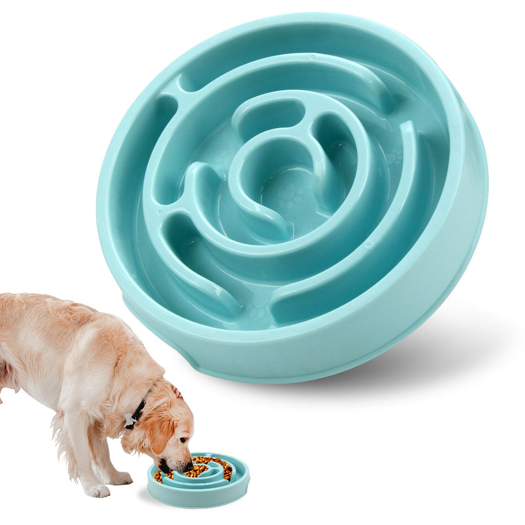 Slow Feeder Dog Bowls Silicone Dog Puzzle Feeder Bowl For Healthy Eating Puppy Slow Feeder Bowl Anti-Choking Dog Slow Feeder Bowls - Majestic Pet Kingdom