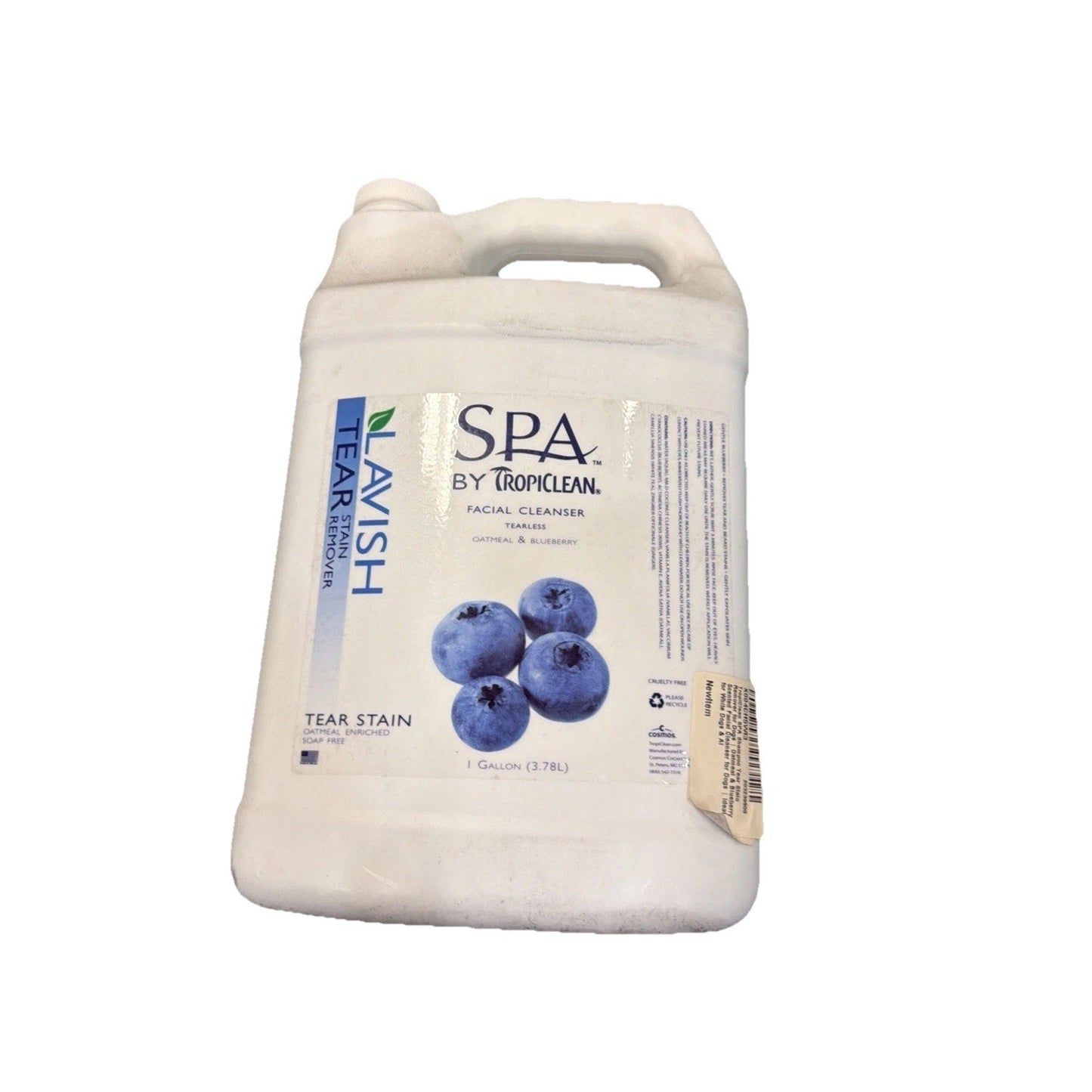 Pet Facial Scrub Oatmeal Blueberry Tear Stain Cleanser 8 fl oz - Detail Angle 3 | Majestic Pet Kingdom