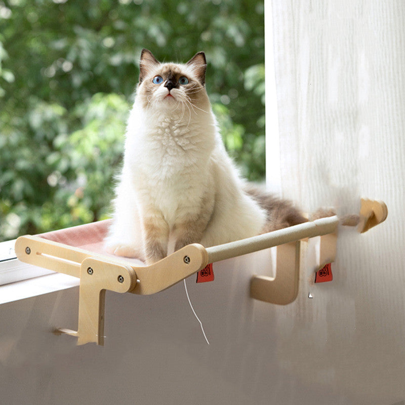 Cat Hammock Hanging Balcony Window Bedside Resting Perch Bed - Majestic Pet Kingdom