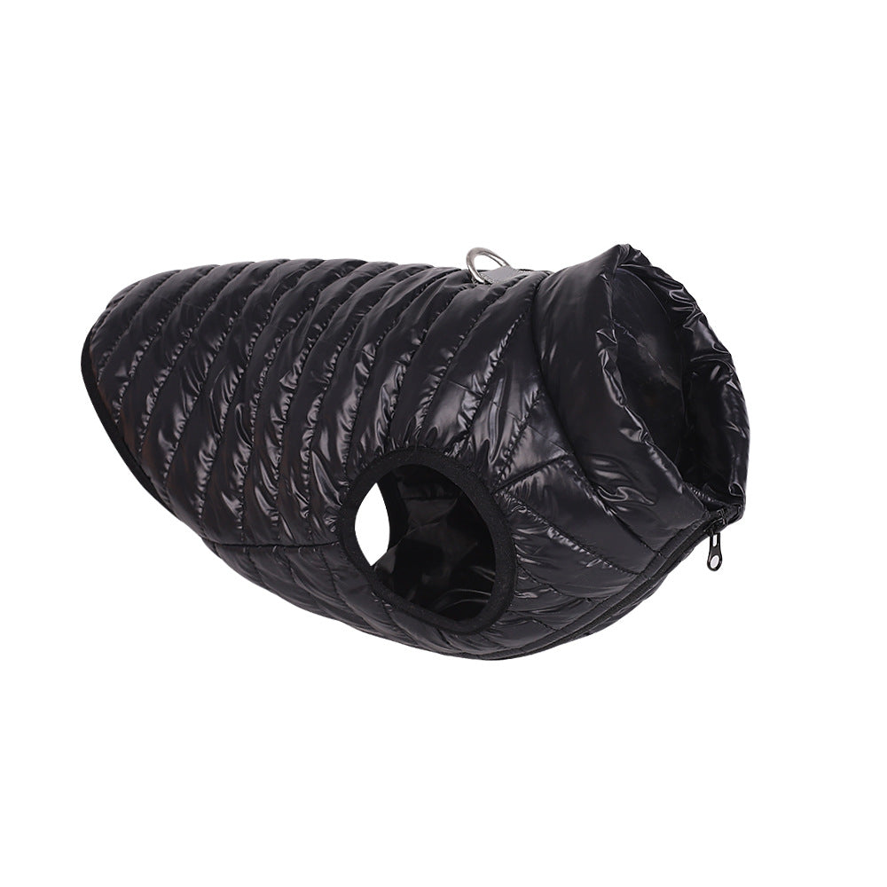 New Pet Dog Clothing Autumn And Winter Full Nylon Zipper Puppy Jacket Dog Clothing - Majestic Pet Kingdom