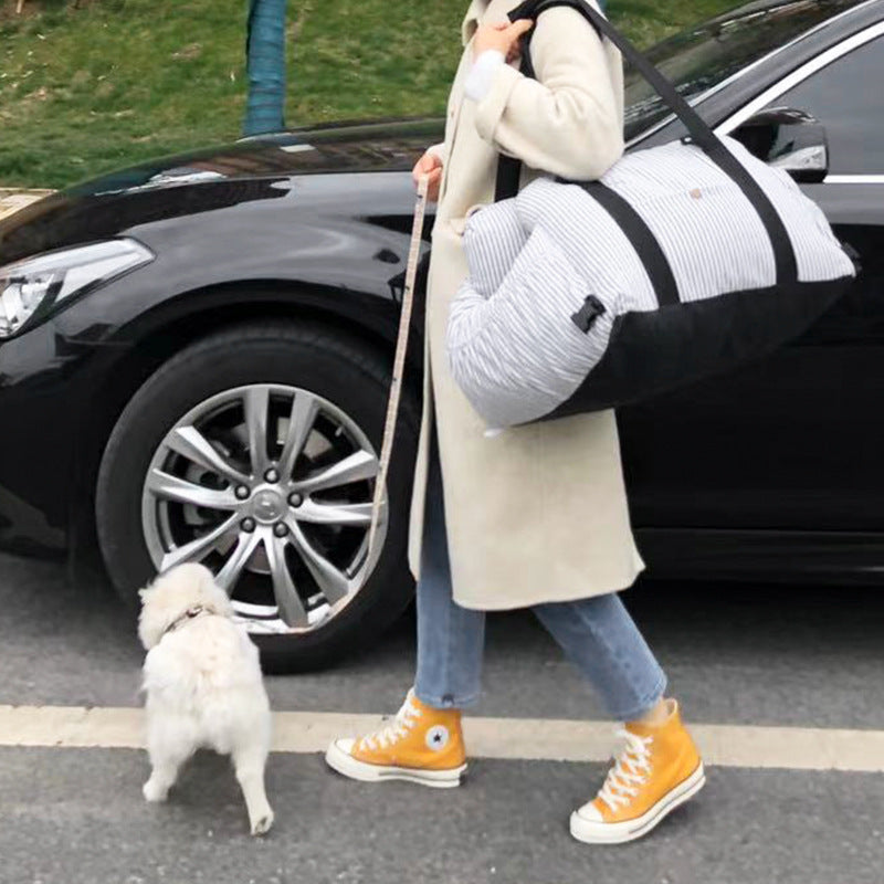 Dog Car Seat Travel Carrier Safety Booster Basket for Pets