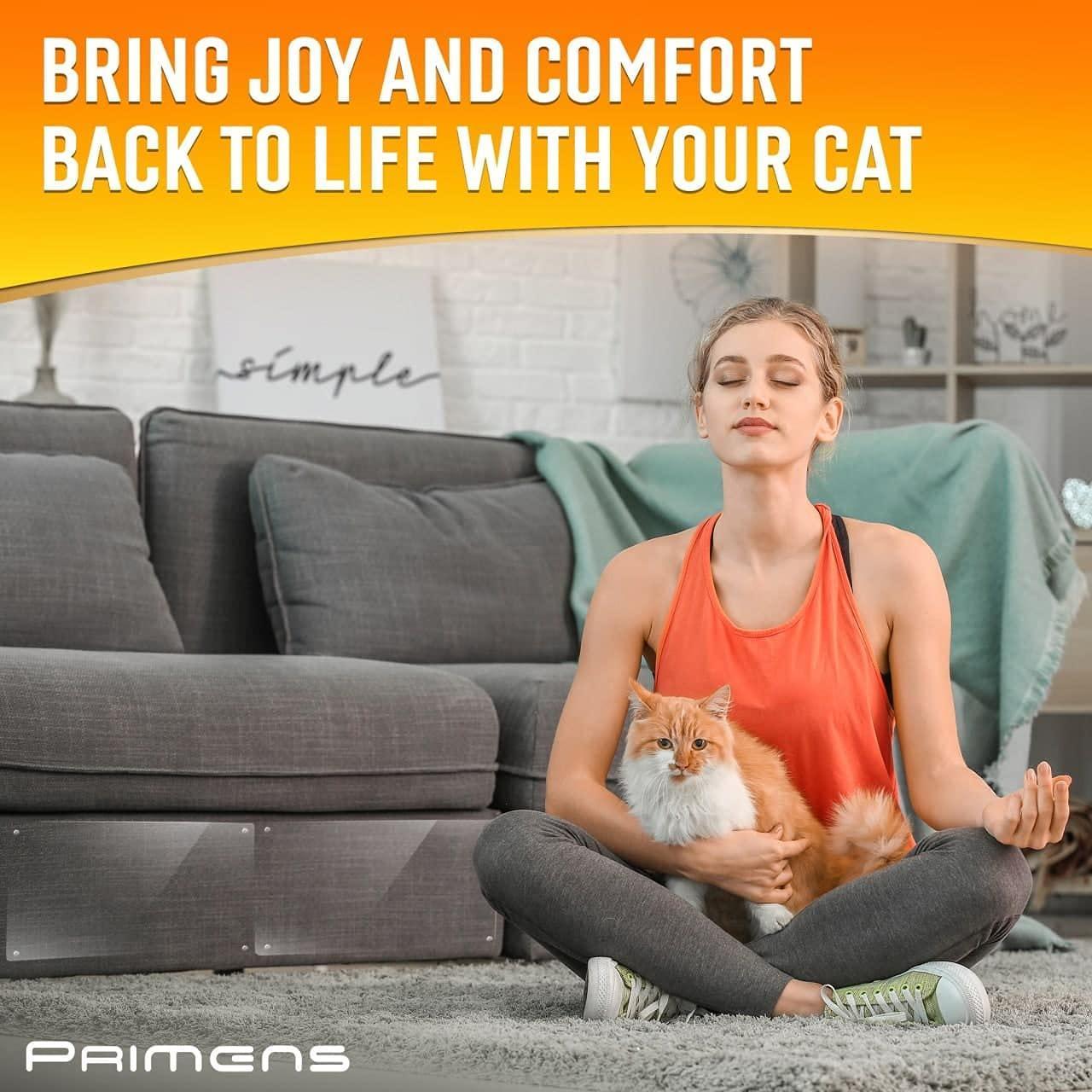 Cat Scratch Furniture Protectors - 10 XL Sofa Sheets