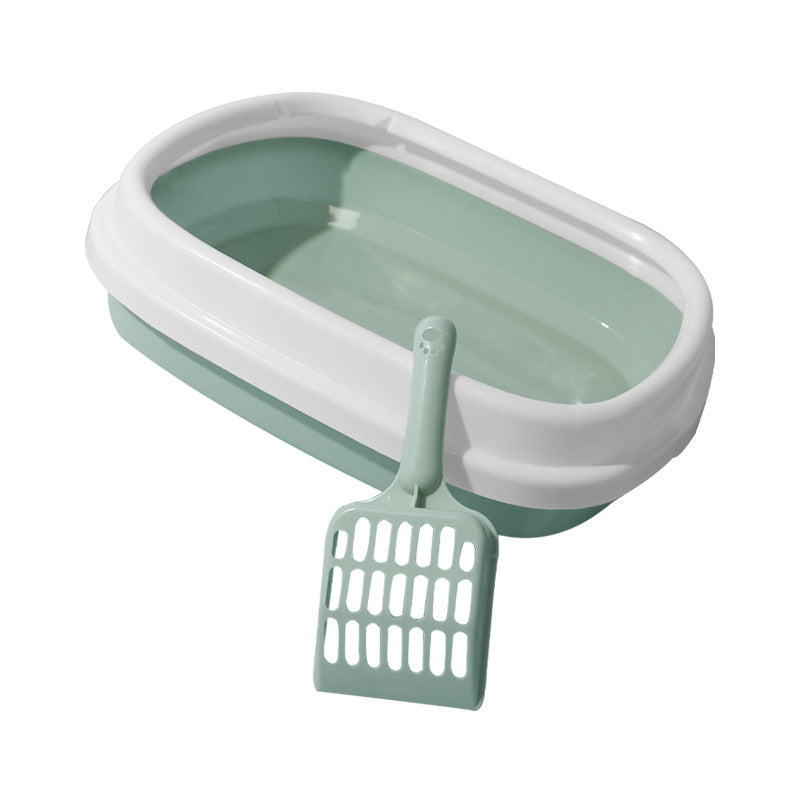 Cat Litter Box Pet Toilet Bedpan Trainer Tray Scoop