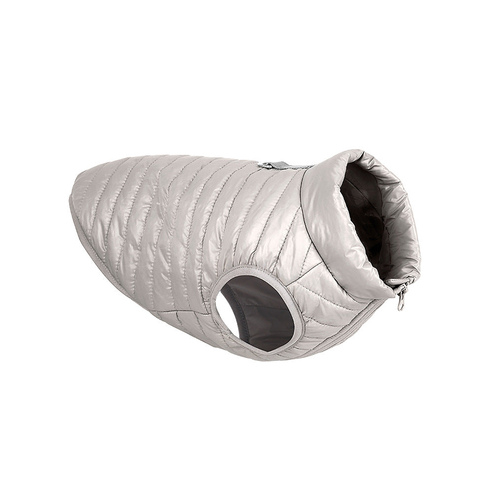 New Pet Dog Clothing Autumn And Winter Full Nylon Zipper Puppy Jacket Dog Clothing - Majestic Pet Kingdom