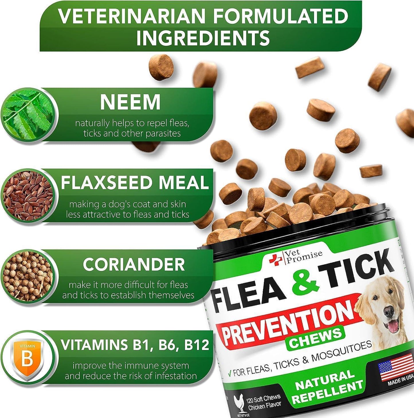Flea & Tick Chews for Dogs 2-Pack