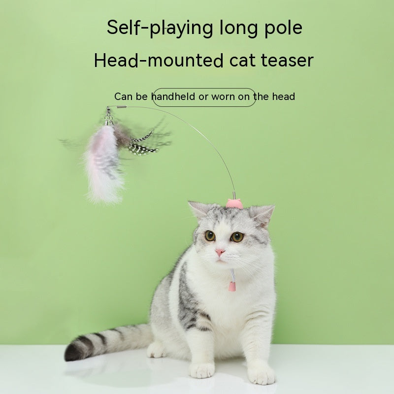 Pet Toy Head-mounted Cat Teaser