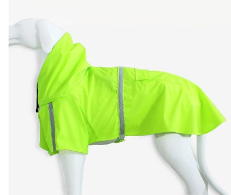 Spring and summer new dog raincoat waterproof cape dog reflective raincoat large dog raincoat - Majestic Pet Kingdom