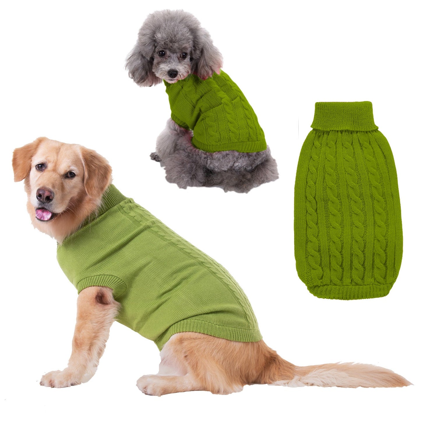 Solid Color Puppy Dog Clothes Teddy Bichon Pet Sweater - Majestic Pet Kingdom