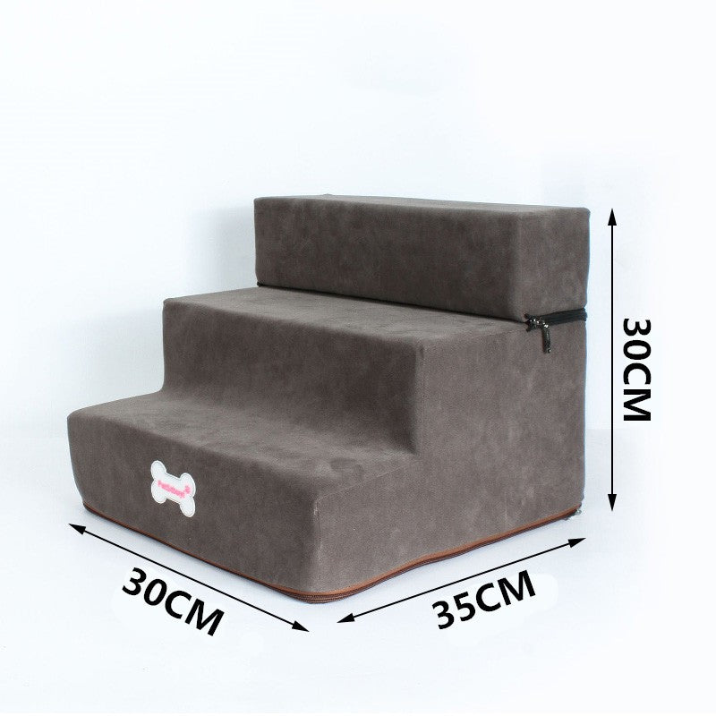 3-Step Pet Bed Stairs for Dogs & Cats