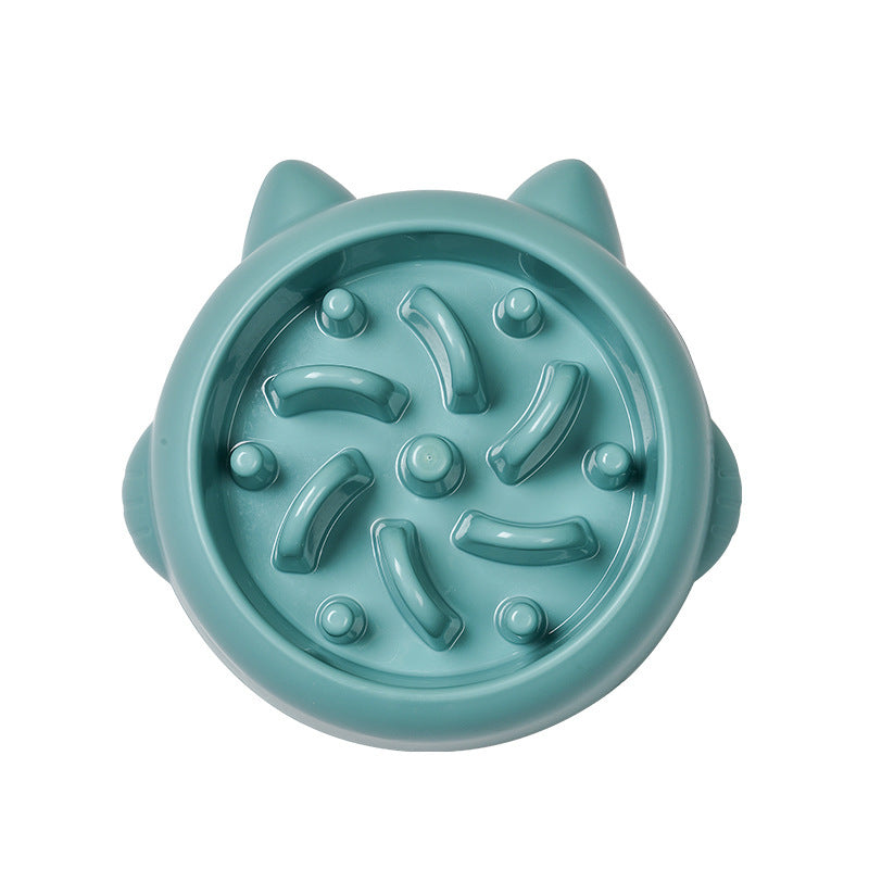 Dog Bowl Slow Feeder Anti-Choking Maze Healthy Eating Plate - Detail Angle 7 | Majestic Pet Kingdom