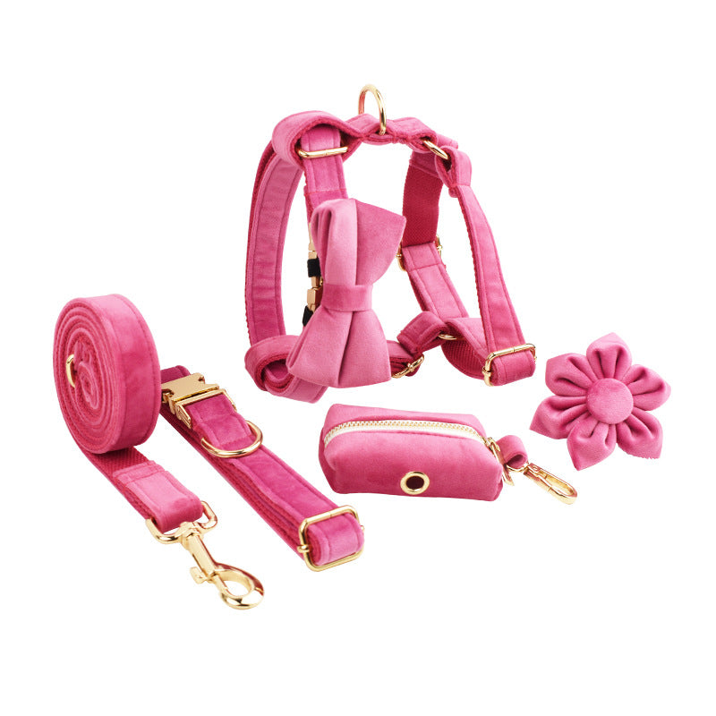 Pet Collar Dog Fabric Velvet Ergonomic Walking Harness | Majestic Pet Kingdom™