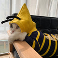 Winter Warm Clothes Cute Plush Coat Hoodies For Bulldog Pet Costume Jacket Bee Pet Puppy Coat - Majestic Pet Kingdom
