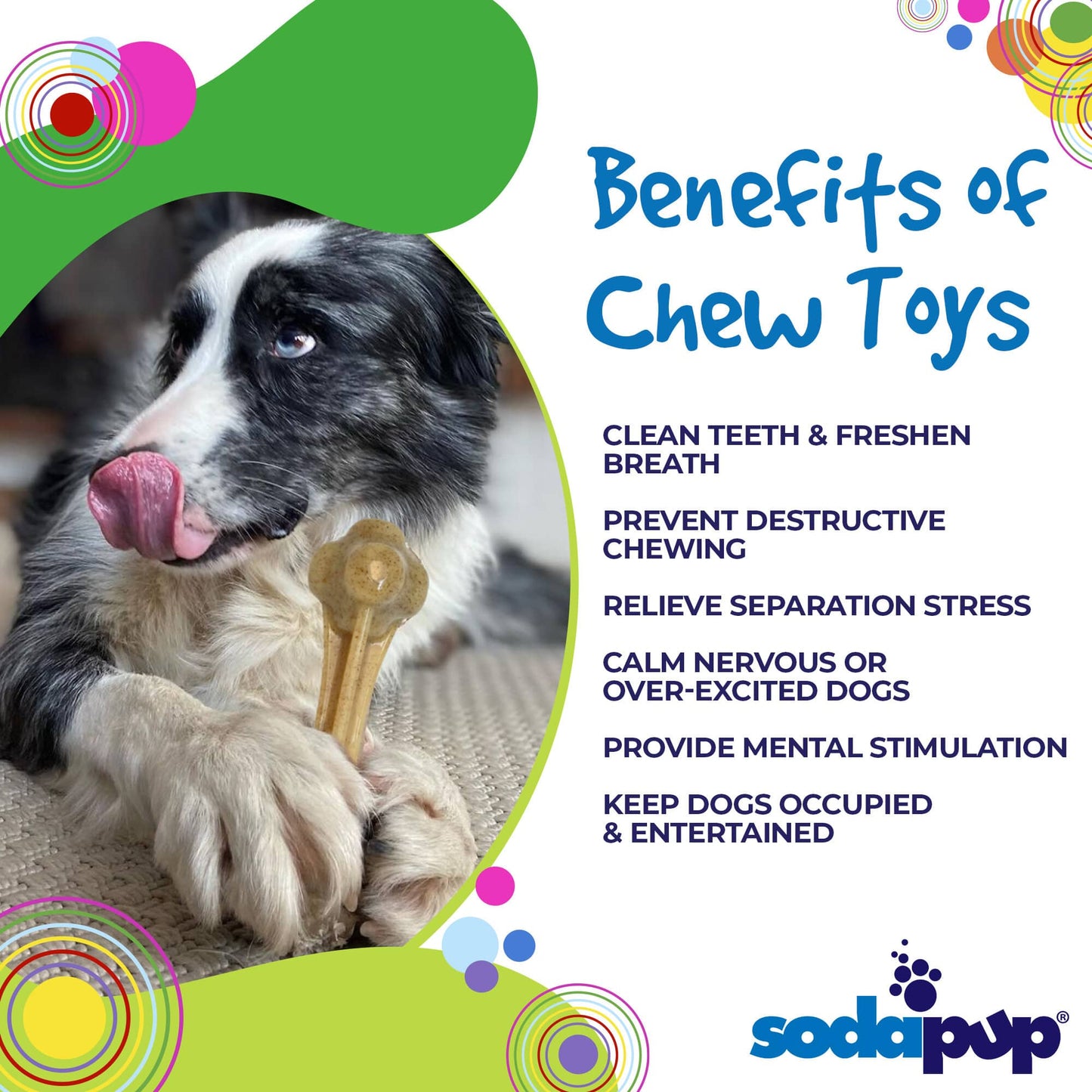 Dog Chew Toy Knuckle Bone Heavy Duty Nylon Aggressive Chew - Detail Angle 3 | Majestic Pet Kingdom