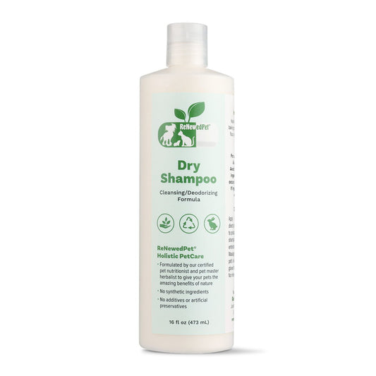 Pet Dry Shampoo No-Rinse Waterless Cleansing Powder Spray 8oz - Main Feature View | Majestic Pet Kingdom