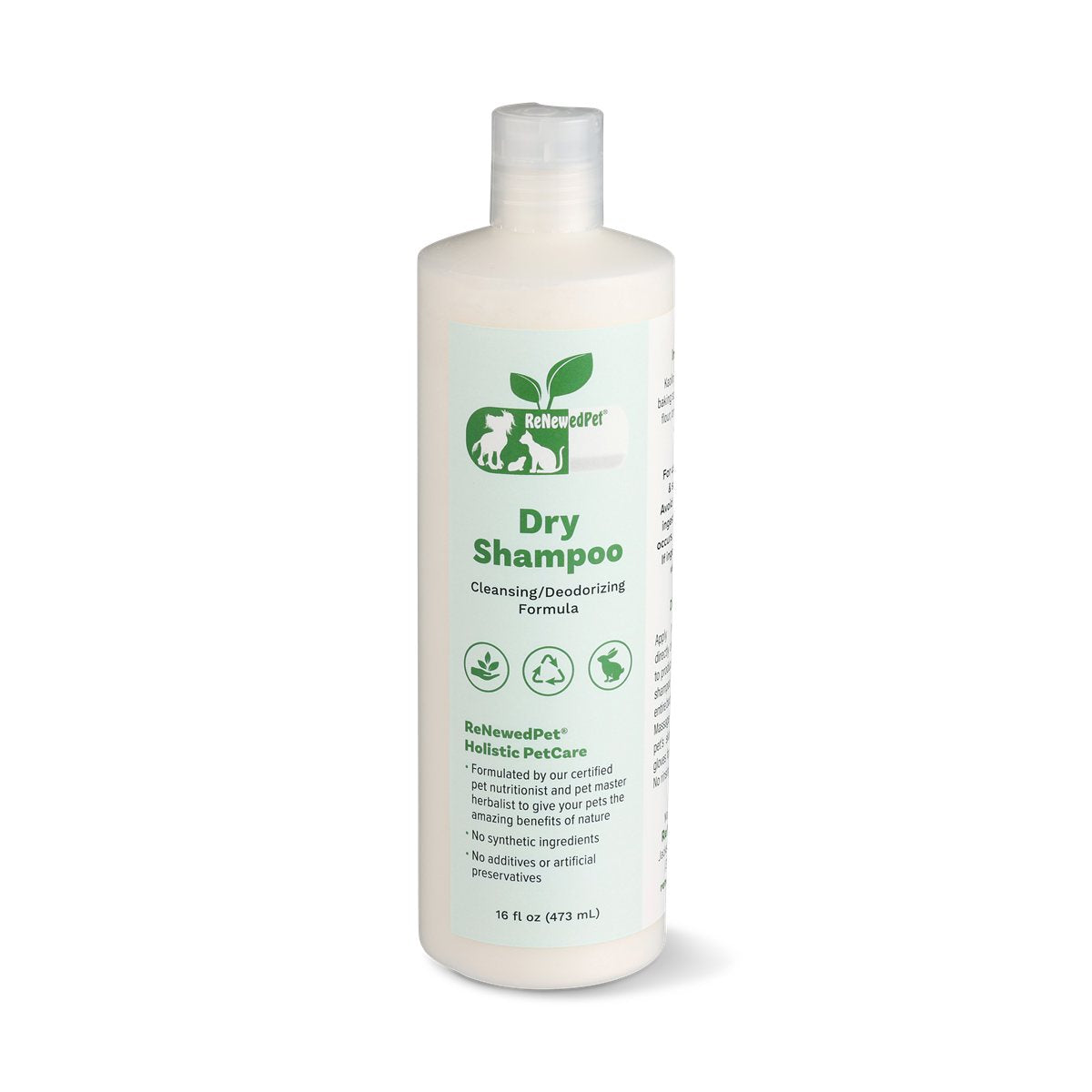 Pet Dry Shampoo No-Rinse Waterless Cleansing Powder Spray 8oz - Detail Angle 2 | Majestic Pet Kingdom
