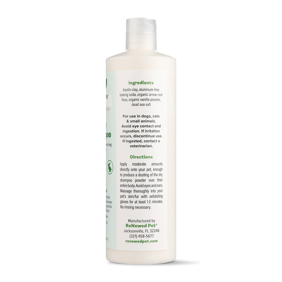 Pet Dry Shampoo No-Rinse Waterless Cleansing Powder Spray 8oz - Detail Angle 3 | Majestic Pet Kingdom