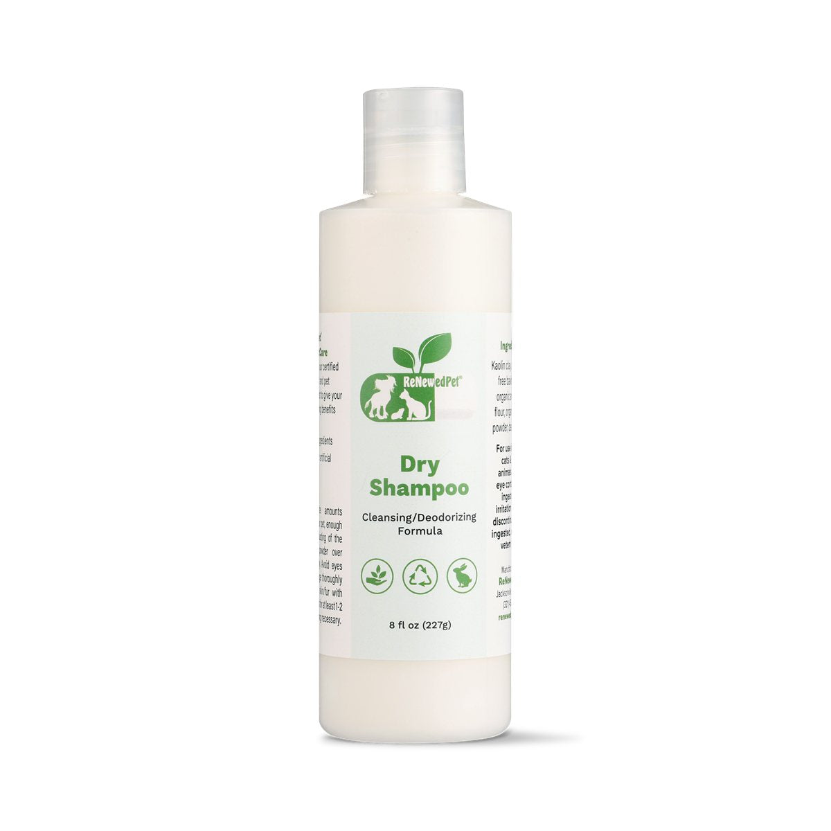 Pet Dry Shampoo No-Rinse Waterless Cleansing Powder Spray 8oz - Detail Angle 5 | Majestic Pet Kingdom