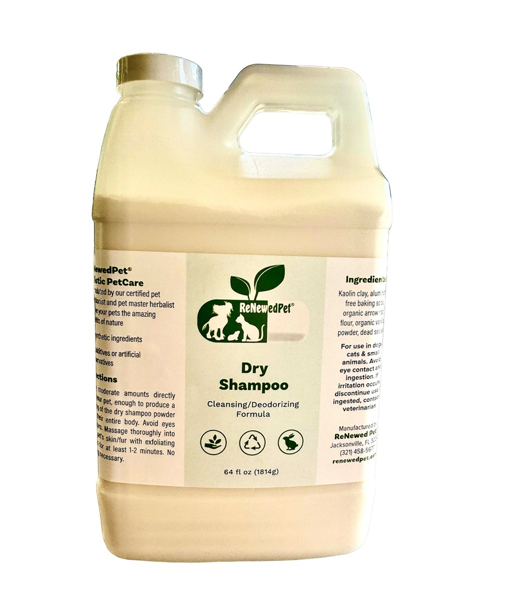 Pet Dry Shampoo No-Rinse Waterless Cleansing Powder Spray 8oz - Detail Angle 7 | Majestic Pet Kingdom