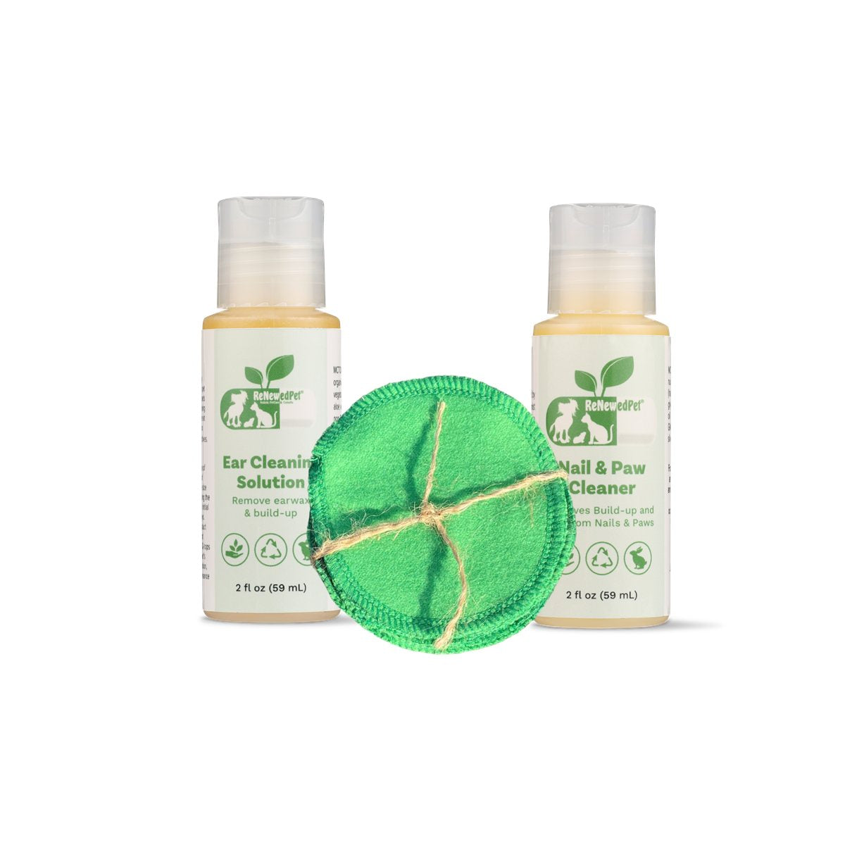 Pet Grooming Kit Natural Ear and Nail Cleanser Care Set 2-Pack - Detail Angle 7 | Majestic Pet Kingdom