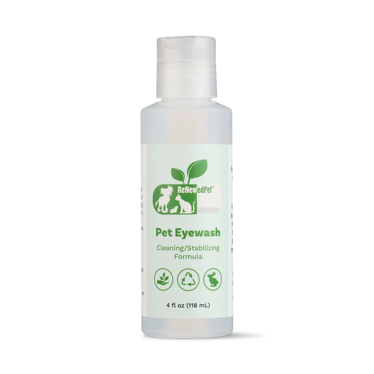 Pet Eye Wash Natural Sterile Cleansing Solution Drops 4oz - Detail Angle 6 | Majestic Pet Kingdom