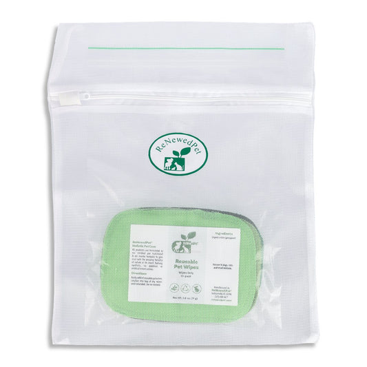 Pet Grooming Wipes Reusable Eco-Friendly Cloth Refill 12-Pack - Main Feature View | Majestic Pet Kingdom