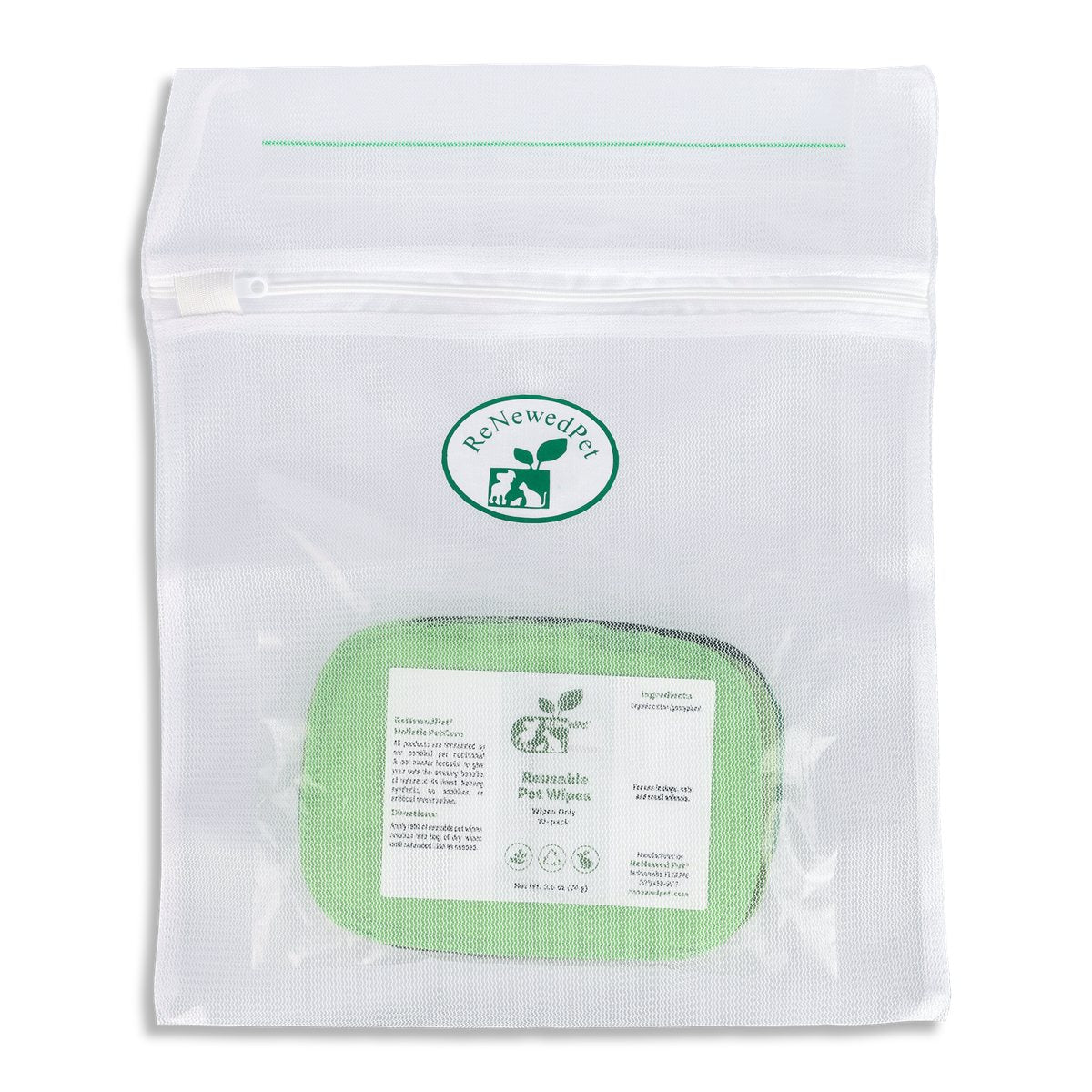 Pet Grooming Wipes Reusable Eco-Friendly Cloth Refill 12-Pac