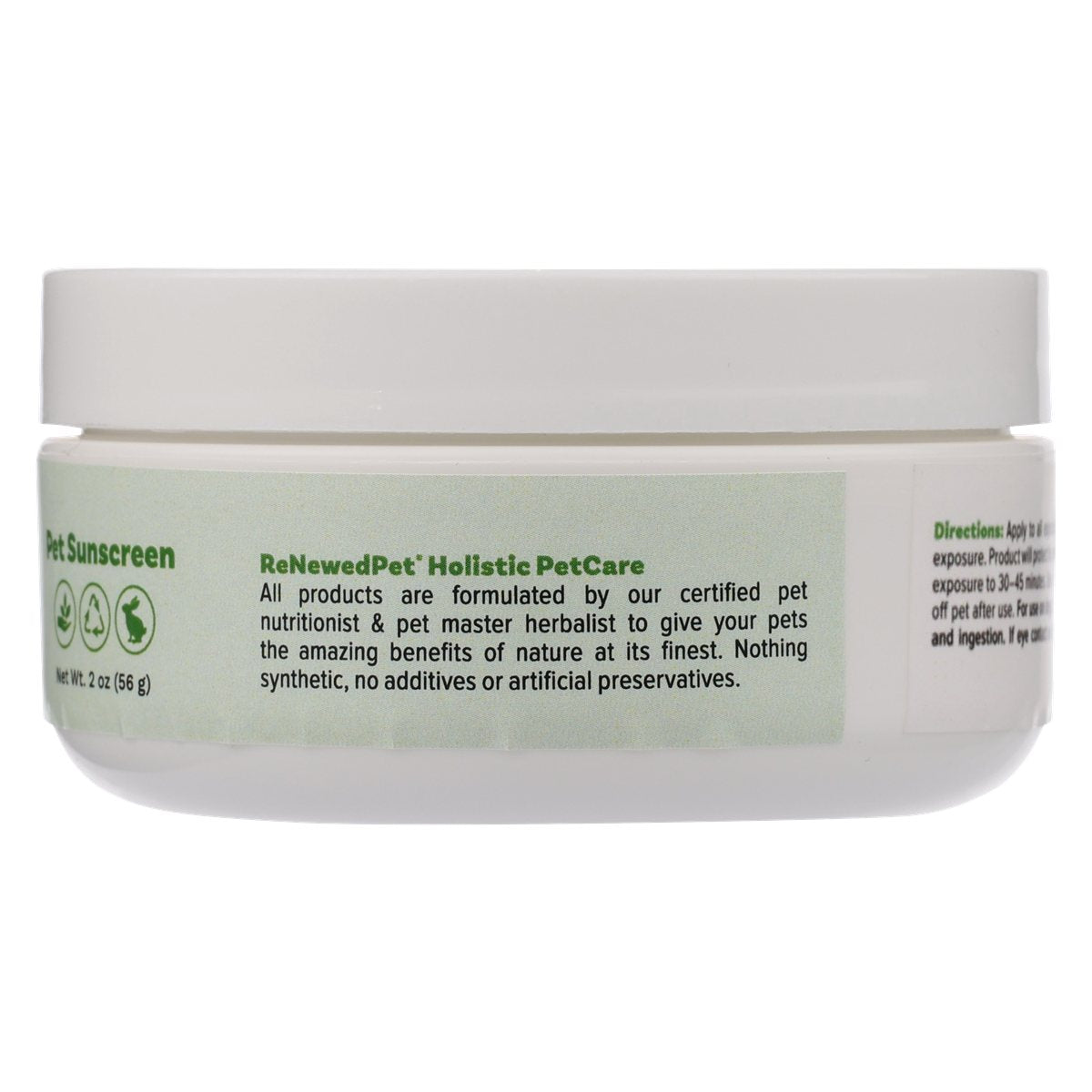 Pet Sunscreen Lotion Natural Organic Sun Shield UV Protection - Detail Angle 2 | Majestic Pet Kingdom