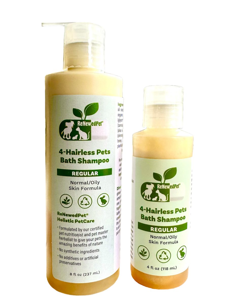 Pet Shampoo and Conditioner Gentle Set for Hairless Dogs 2pk
