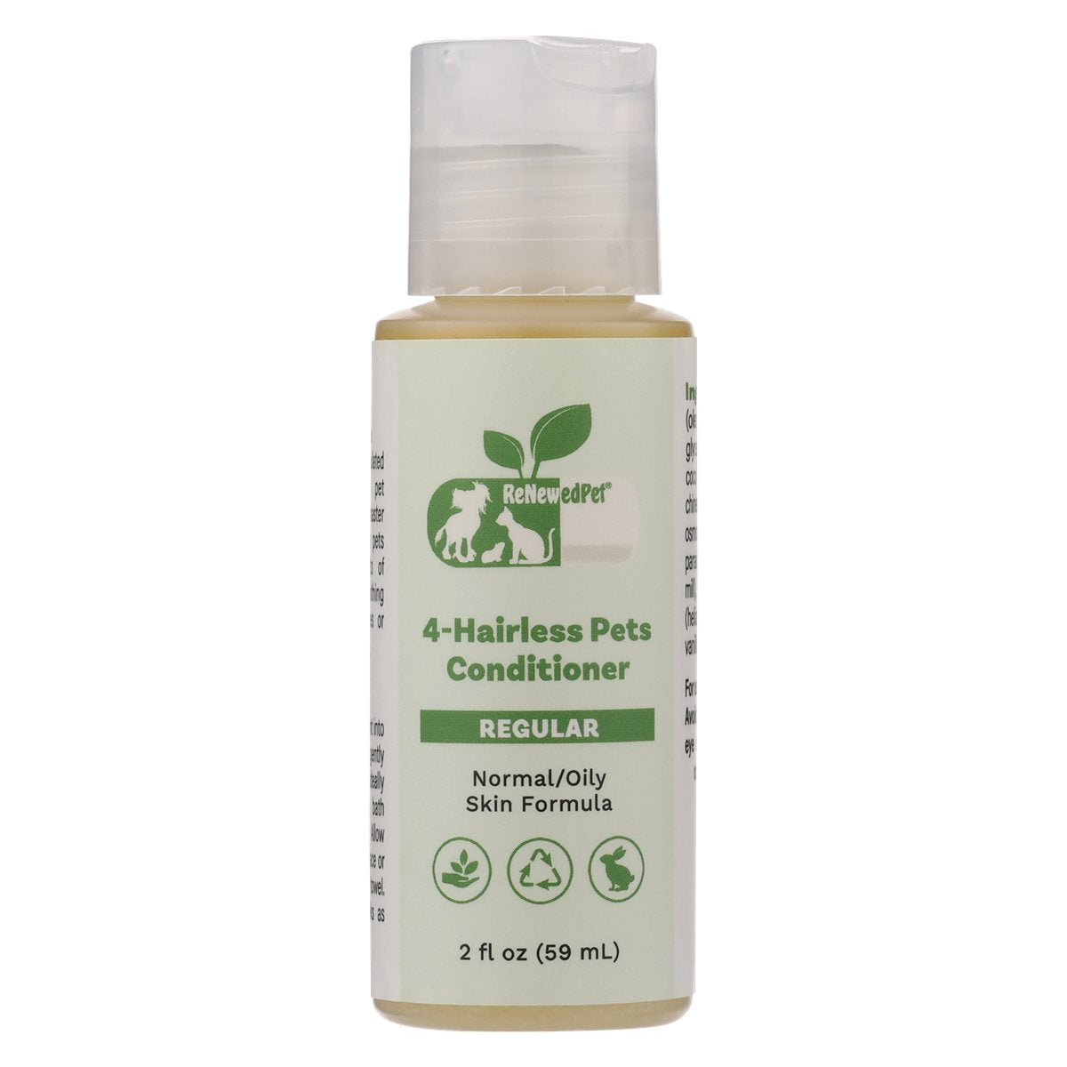Pet Conditioner Gentle Skin Moisturizer for Hairless Pets 8oz - Detail Angle 4 | Majestic Pet Kingdom