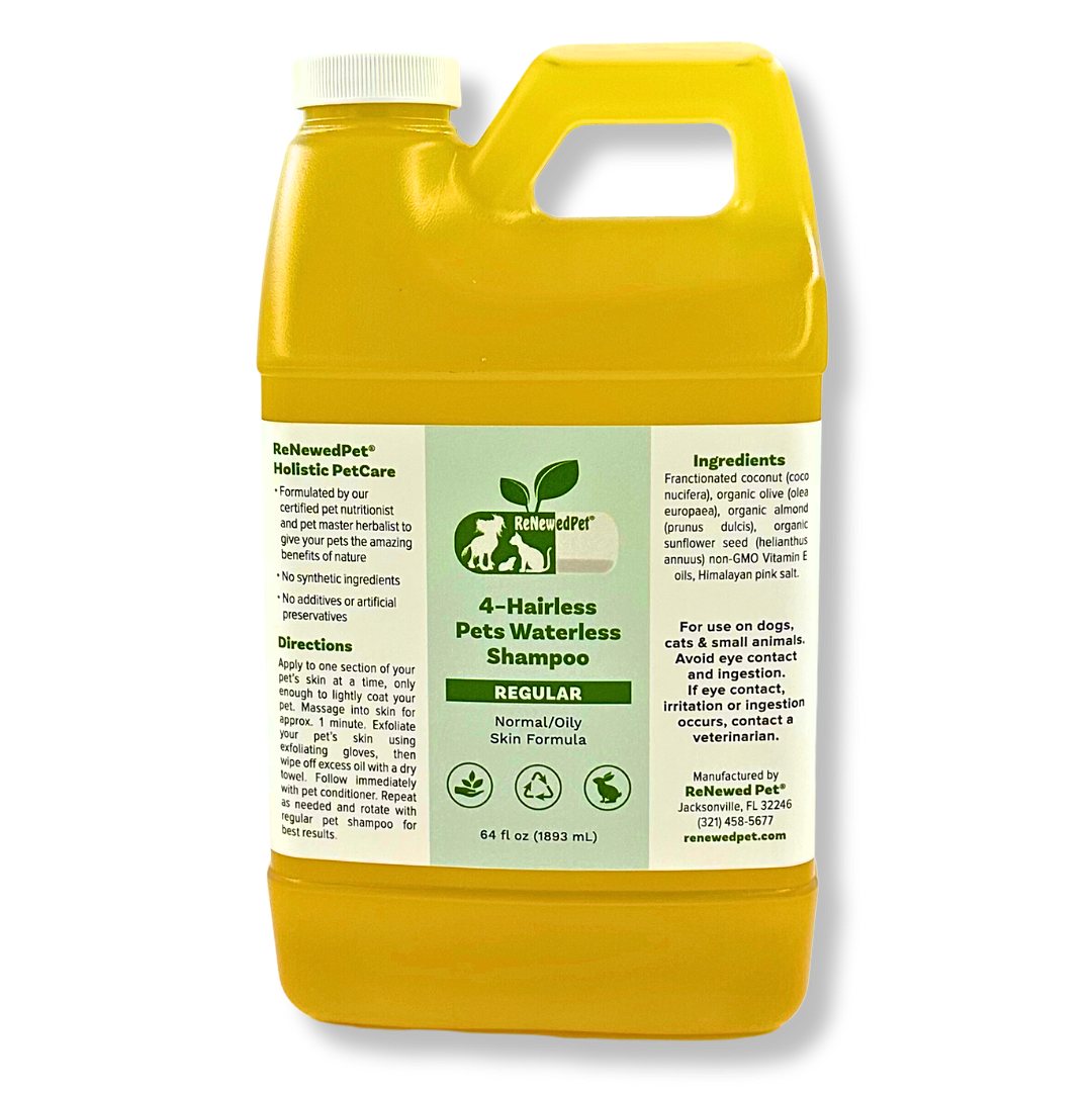 Pet Shampoo No-Rinse Waterless Foam Wash for Hairless Dogs