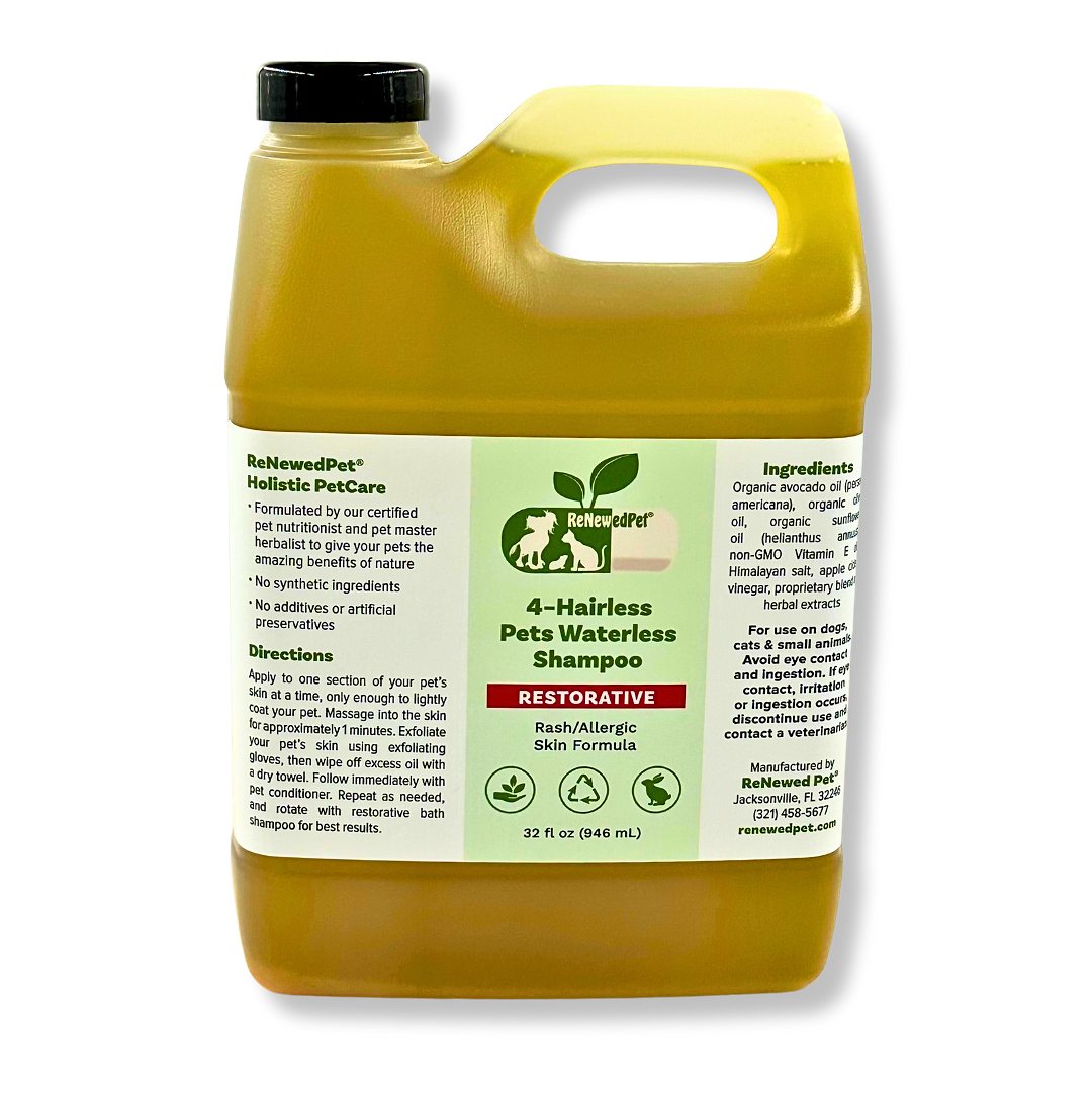 Pet Shampoo Waterless Allergy Rash Relief for Hairless Pets - Detail Angle 3 | Majestic Pet Kingdom