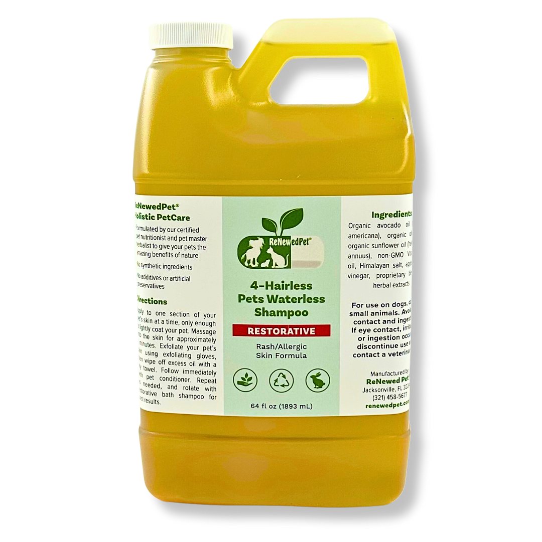 Pet Shampoo Waterless Allergy Rash Relief for Hairless Pets - Detail Angle 4 | Majestic Pet Kingdom