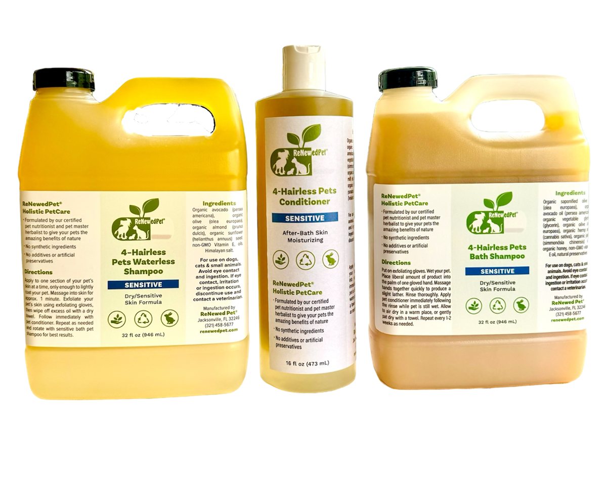Pet Grooming Kit Sensitive Skin Waterless Shampoo Conditioner - Detail Angle 3 | Majestic Pet Kingdom
