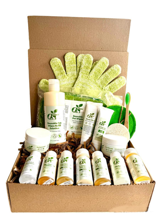 Pet Grooming Kit Ultimate Skin Care Set for Hairless Animals - Main Feature View | Majestic Pet Kingdom