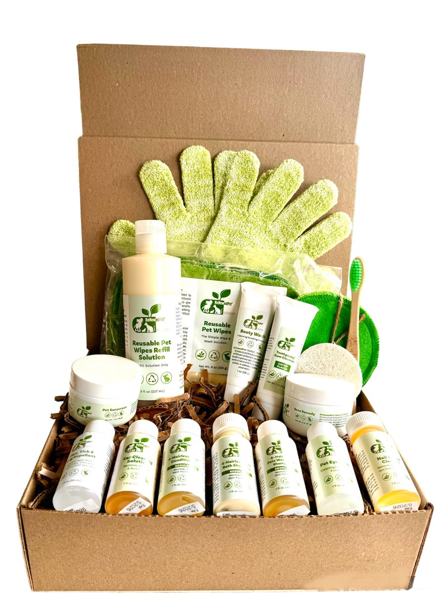 Pet Grooming Kit Ultimate Skin Care Set for Hairless Animals