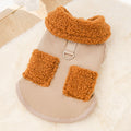 Dog Puppy Clothes Korean Style Coffee Sweater Fit Small Dog Pet Cat Autumn &Winter Pet Cute Costume Dog Cloth Coat - Majestic Pet Kingdom