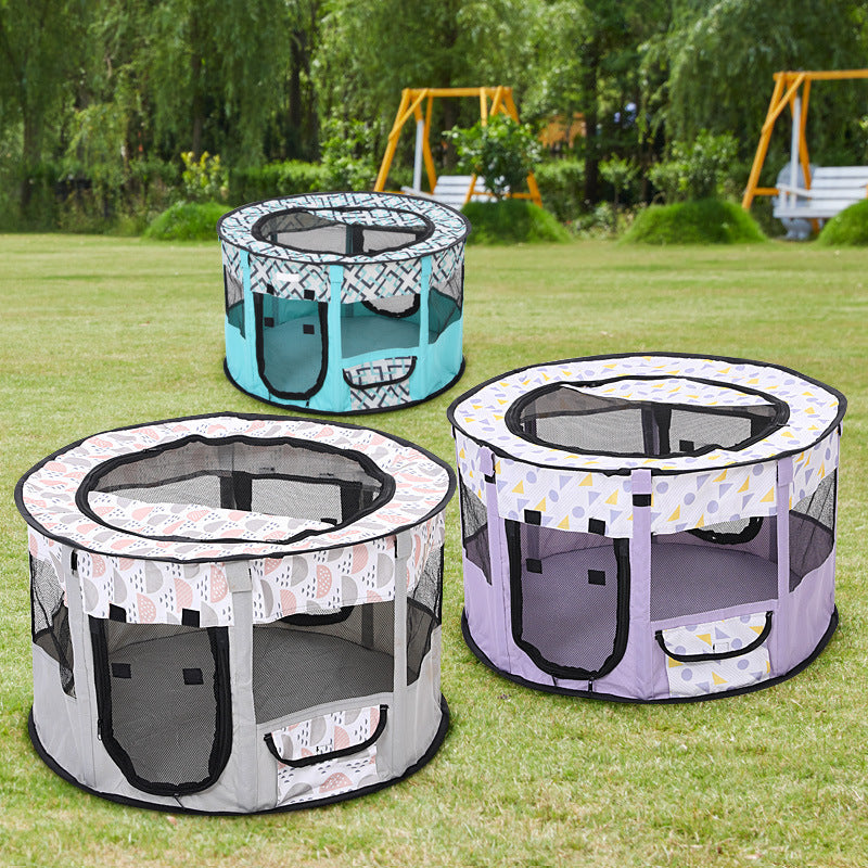Foldable Enclosed Indoor Tent Bed for Dogs & Cats - Majestic Pet Kingdom